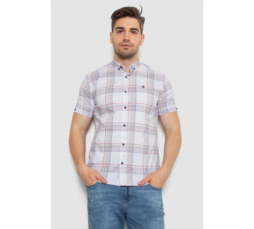 Рубашка мужская в полоску, цвет белый, 214R841