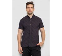 Рубашка мужская с принтом 214RK16072, цвет Синий