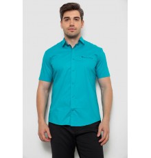 Сорочка чоловіча, колір бірюзовий, 214R7325