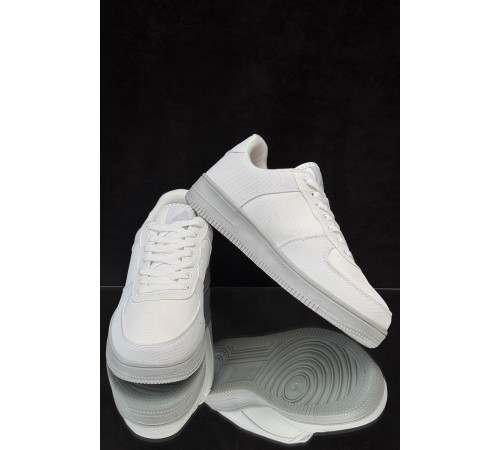 Кросівки чоловічі текстиль, колір біло-сірий, 248RCX1610