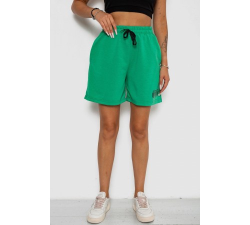 Шорти жіночі з принтом, колір зелений, 238R132