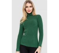 Гольф женский однотонный, цвет зеленый, 244R001