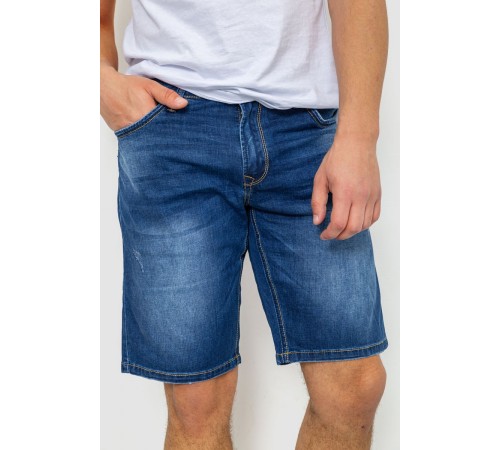 Шорти чоловічі джинсові, колір синій, 244R5A-048