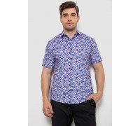 Сорочка чоловіча з принтом, колір бузковий, 214R7341