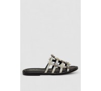 Шльопанці жіночі, колір сріблястий, 244RSL81489