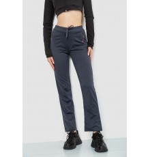 Спорт штаны женские, цвет серый, 244R514