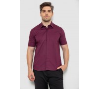 Рубашка мужская однотонная, цвет сливовый, 214R6917-3