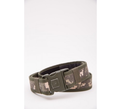 Ремінь чоловічий тактичний поясний, колір хакі, 196R55T1314