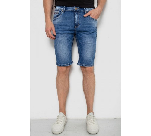 Шорты мужские джинсовые, цвет синий, 244RLS22-0214X