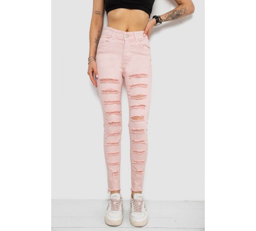 Джинси жіночі Slim Fit, колір пудровий, 182R1171