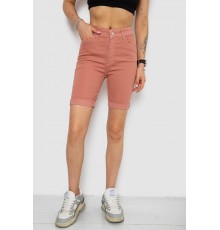 Шорти джинсові жіночі, колір пудровий, 182R1700
