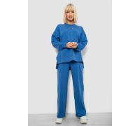 Спортивний костюм жіночий з принтом, колір синій, 244R1060AG