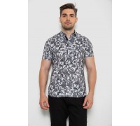 Сорочка чоловіча з короткими рукавами, колір сірий, 214R582