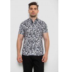 Сорочка чоловіча з короткими рукавами, колір сірий, 214R582