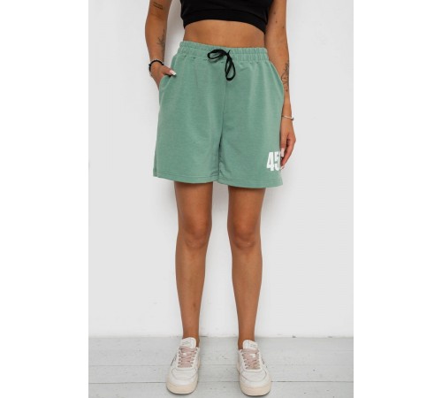 Шорти жіночі з принтом, колір оливковий, 238R456