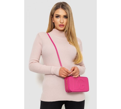 Кофта жіноча однотонна базова, колір світло-рожевий, 244R2032
