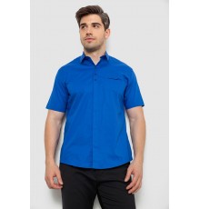 Рубашка мужская, цвет электрик, 214R7326