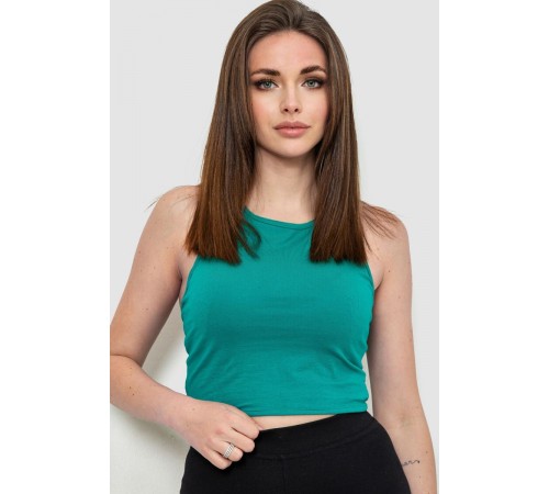 Топ жіночий, колір зелений, 244R280