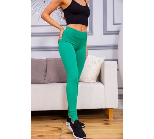 Втягуючі лосини, середньої посадки, колір Зелений, 172R40