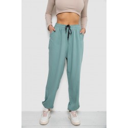 Штаны женские катоновые, цвет оливковый, 244RLE-071