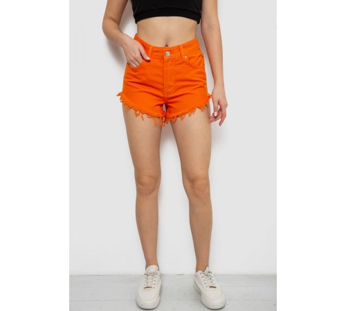 Шорти жіночі джинсові, колір помаранчевий, 182R1648S21