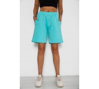 Шорти жіночі однотонні, колір блакитний, 238R57820