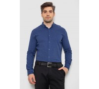 Рубашка мужская с принтом, цвет синий, 214R7365-1