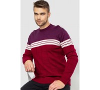 Свитер мужской, цвет бордовый, 161R884