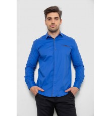 Сорочка чоловіча, колір електрик, 214R7004