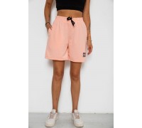 Шорты женские с принтом, цвет персиковый, 238R120