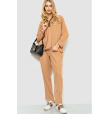 Костюм жіночий, колір бежевий, 131R660