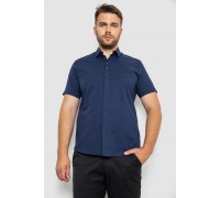 Сорочка чоловіча, колір темно-синій, 214R7326-1