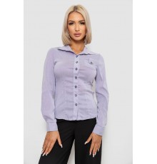 Сорочка класична в смужку, колір бузковий, 230R644