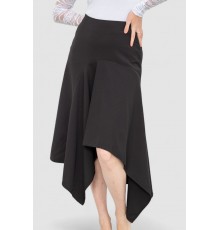 Спідниця однотонна, колір чорний, 244R270