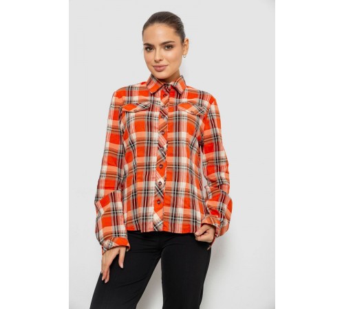 Сорочка жіноча повсякденна, колір помаранчевий, 230R064