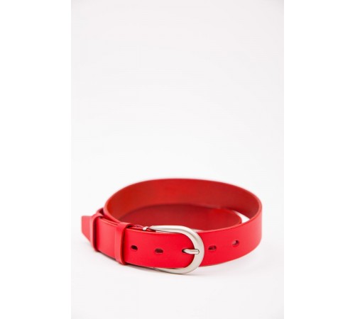 Ремень женский кожаный, цвет красный, 196RL35Y0W3