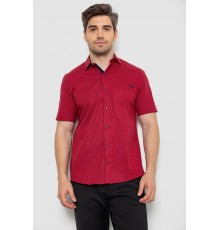 Сорочка чоловіча з принтом, колір бордовий, 214R7124