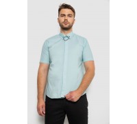 Сорочка чоловіча однотонна, колір м'ятний, 214R6917