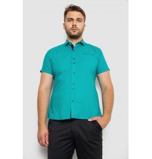 Сорочка чоловіча з принтом, колір зелений, 214RK104