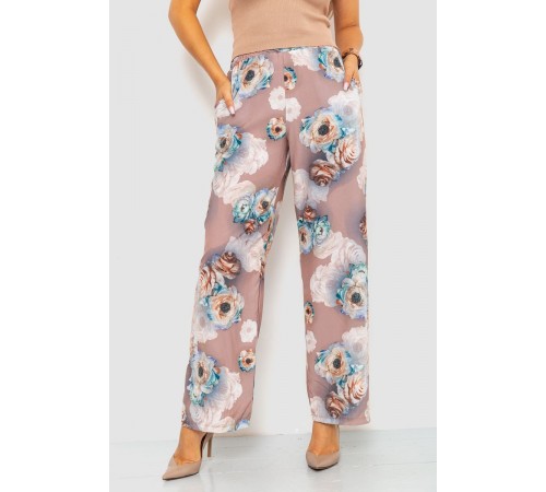 Брюки женские, цвет мокко, 172R073