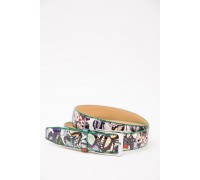 Ремінь жіночий лаковий, колір зелений, 196R3010W9