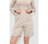 Шорты женские, цвет светло-бежевый, 102R7721