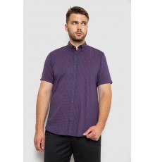 Сорочка чоловіча з принтом, колір синій, 214R4564-4