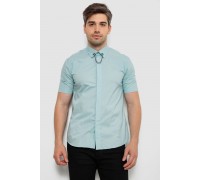 Рубашка мужская однотонная, цвет оливковый, 214R6917-1