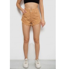 Шорти жіночі джинсові, колір бежевий, 182R1648S20