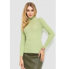 Гольф жіночий базовий в рубчик, колір фісташковий, 204R001-1