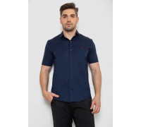 Сорочка чоловіча класична, колір темно-синій, 214R7114-1