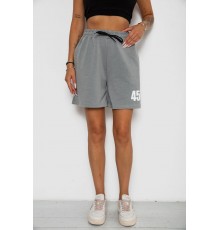 Шорти жіночі з принтом, колір сірий, 238R456