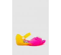 Босоніжки дитячі, колір рожево-жовтий, 3ROG005