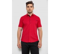 Сорочка чоловіча з принтом, колір червоний, 214R7144